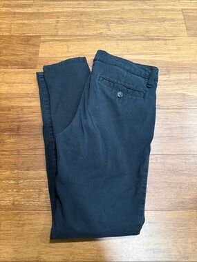 American Eagle Outfitters Women's Black Straight-Leg Pants